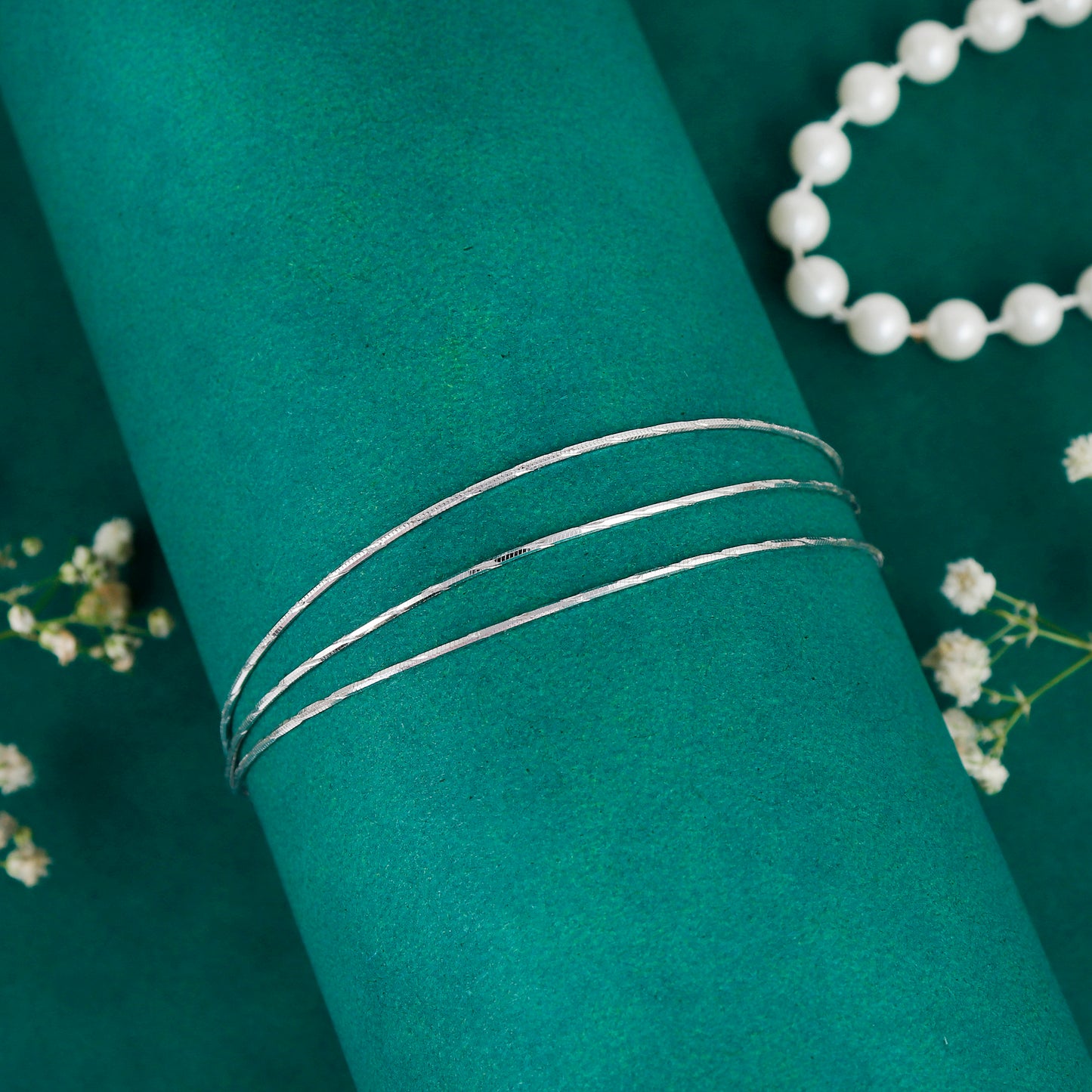 Triple Strand Minimalist Bracelet