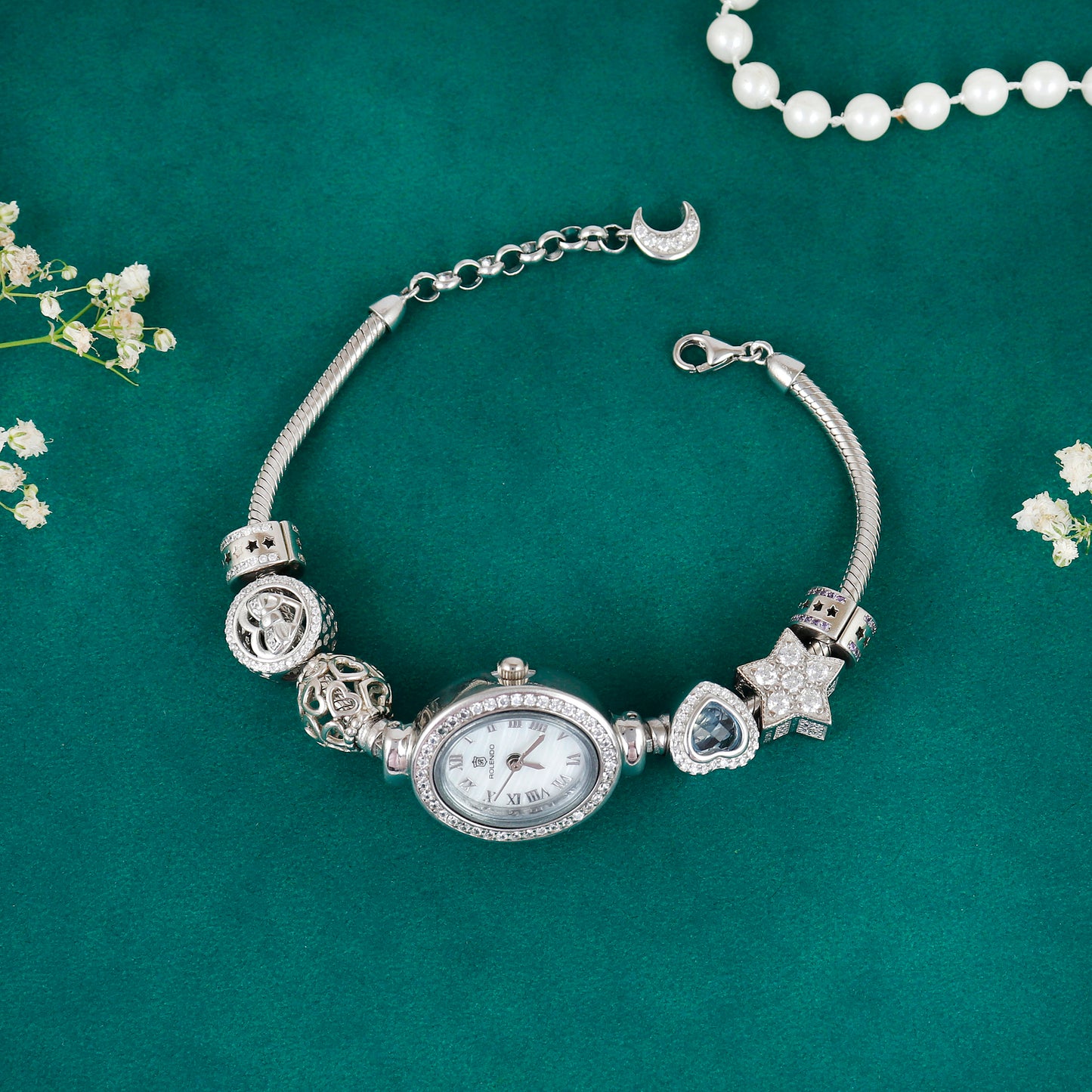 Charm Silver Watch
