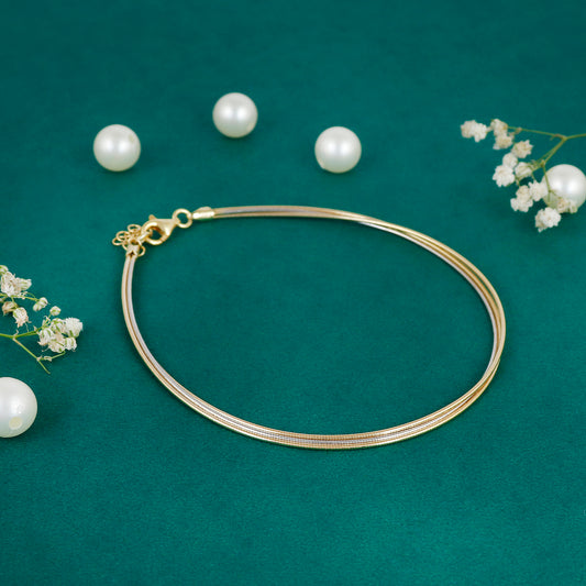 Dual Shade Designer Silver Payal