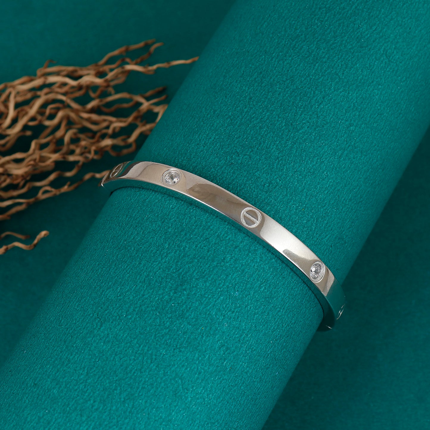 Silver Cartier-Style Unisex Bracelet