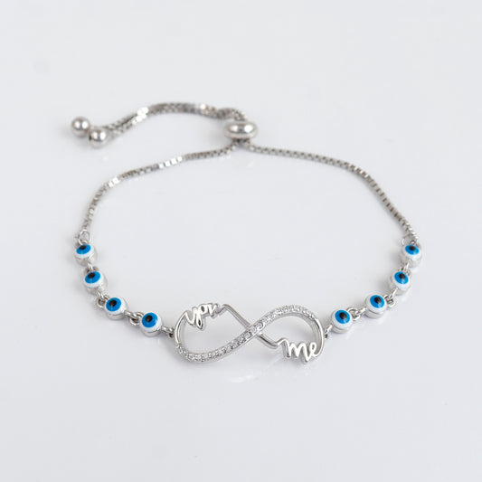 Infinity Love Evil Eye Bracelet