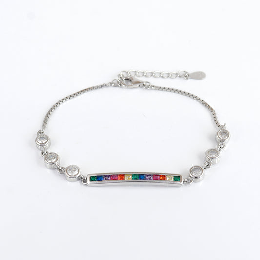 Rainbow Stone Bracelet