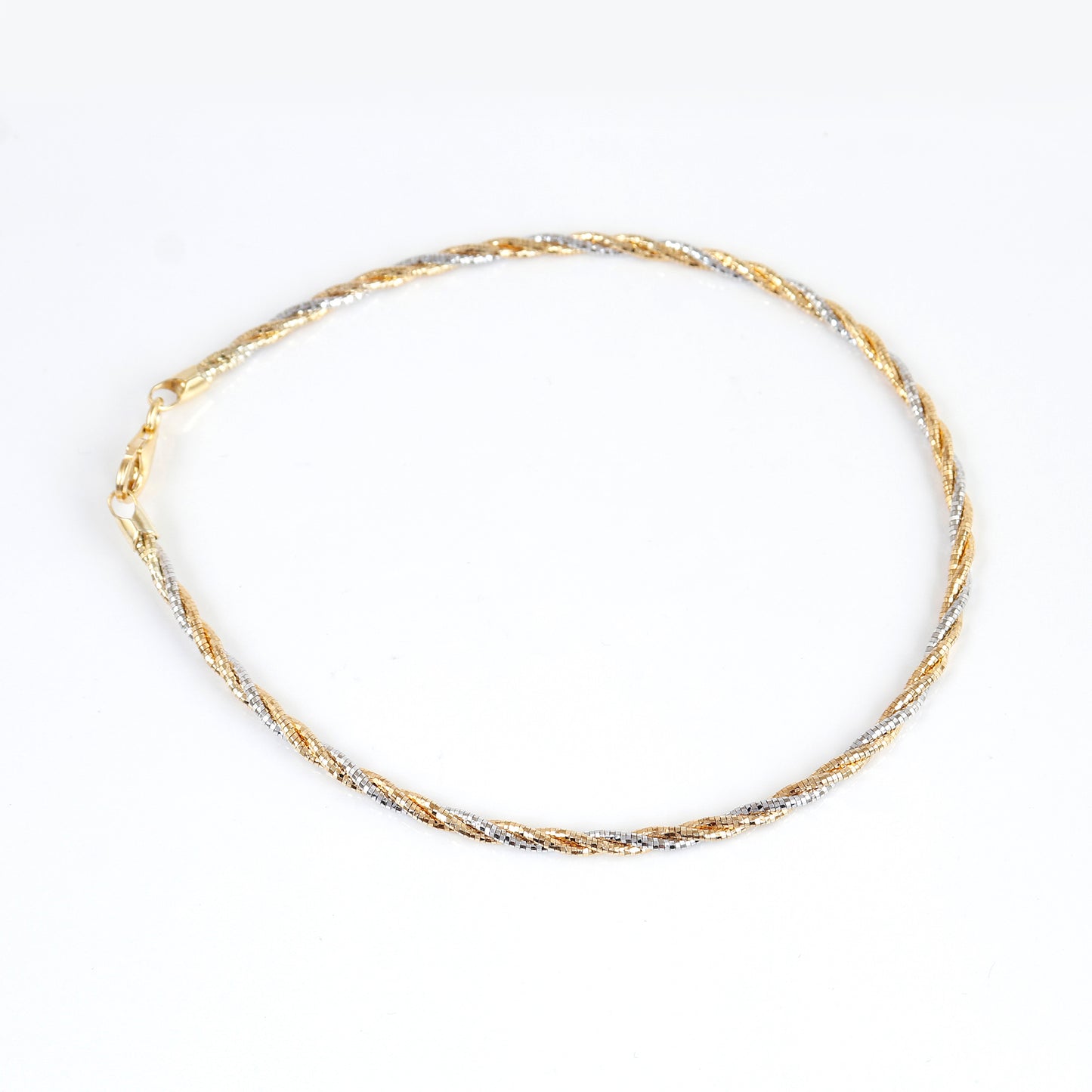 Italian silver anklet