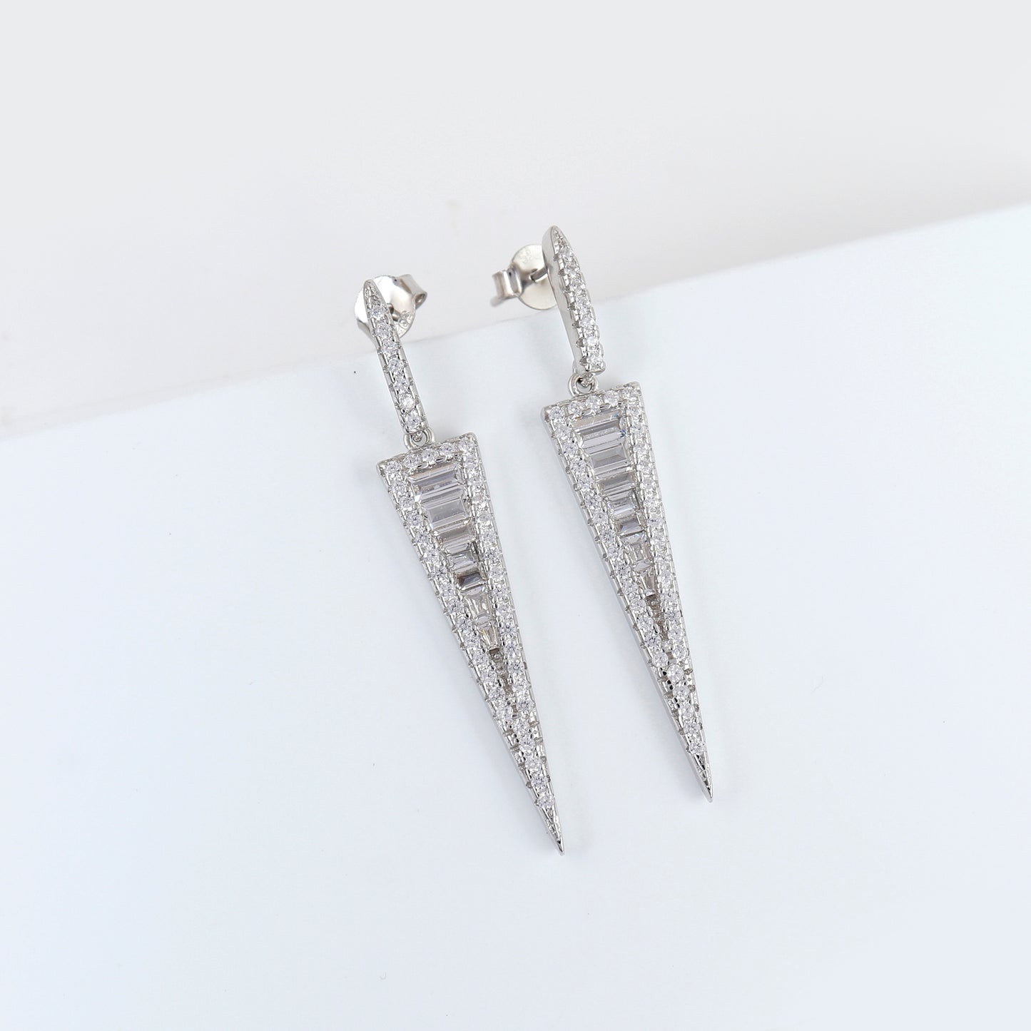 Triangle Cut Earring