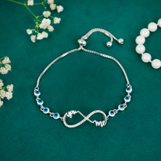 Infinity Love Evil Eye Bracelet