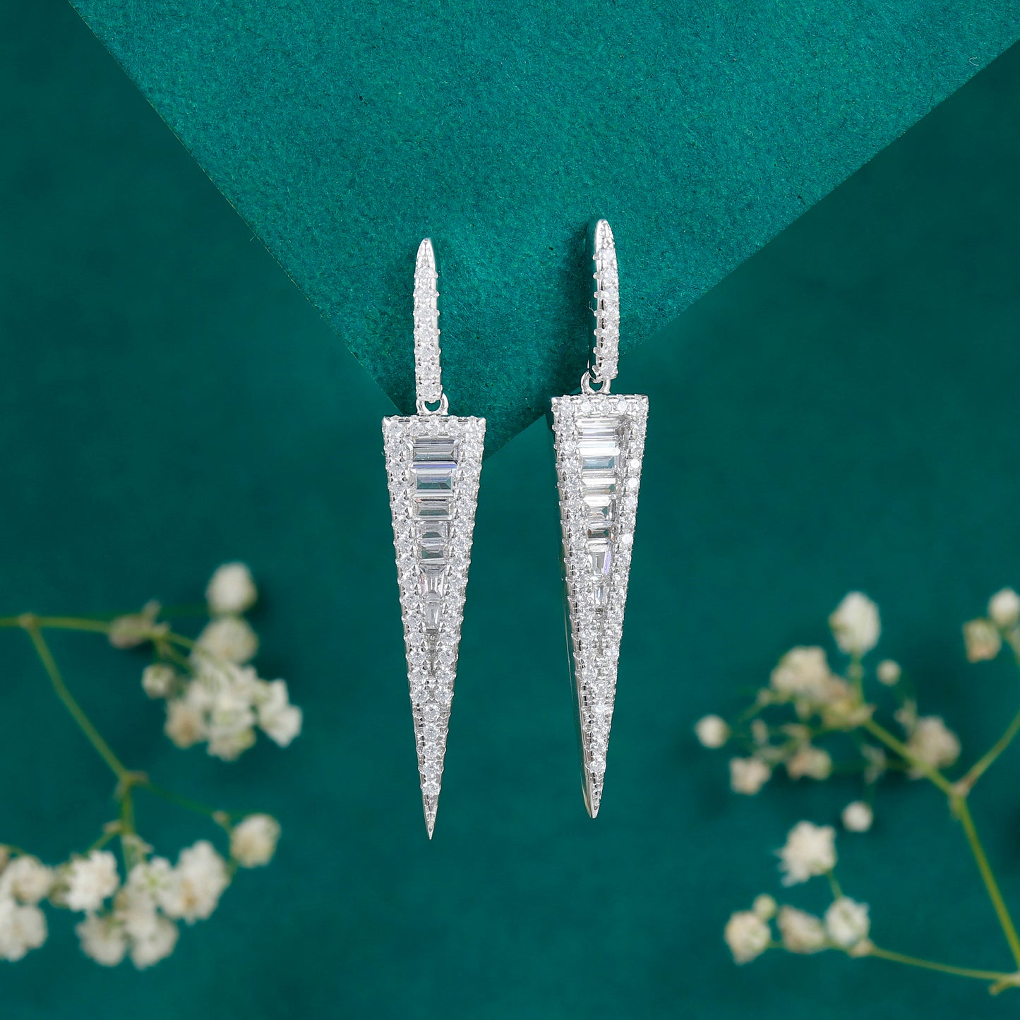 Triangle Cut Earring