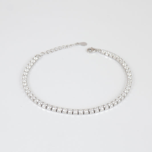 Silver Tennis Bracelet