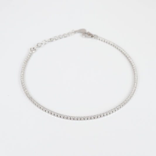 Sterling Silver Tennis Bracelet