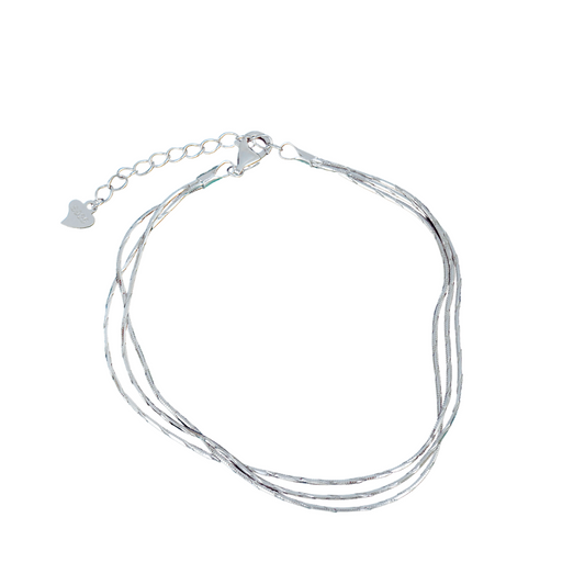 Triple Strand Minimalist Bracelet